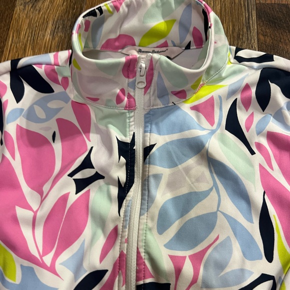 Tommy Bahama Upf 50 Long Sleeve Quarter Zip Golf Top - Picture 12 of 13